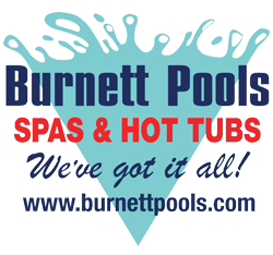 burnett pools spas and hot tubs we've got it all