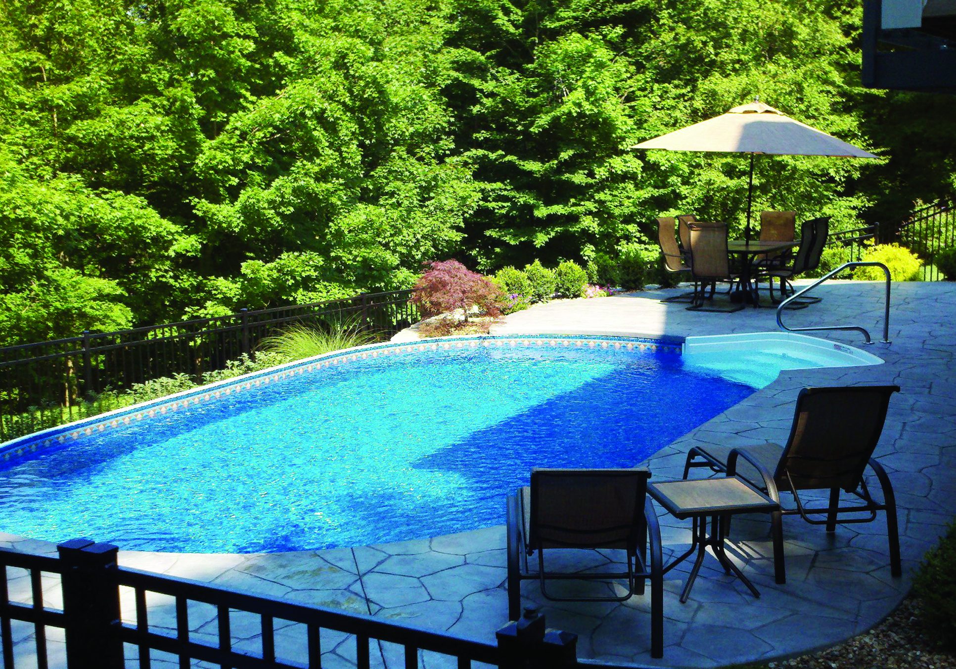 Semi Inground Oval Pool